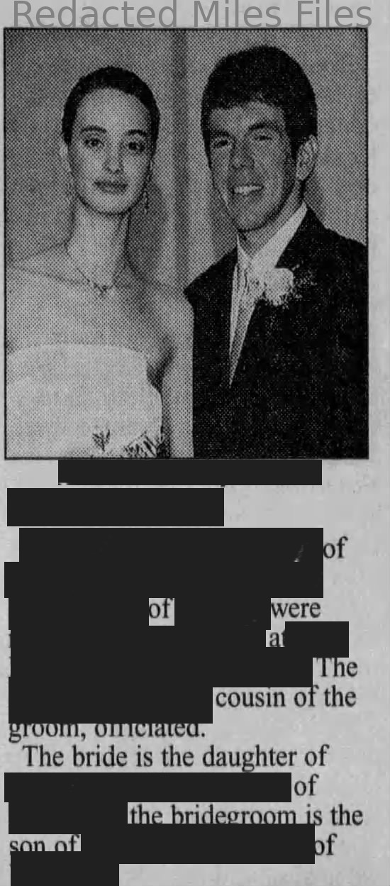 Redacted Miles files
